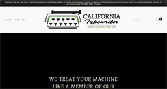 Desktop Screenshot of californiatypewriter.com